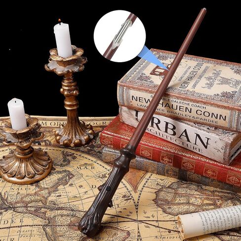 WAND UP MAGIC WAZARD مع 5 لون فاتح ثابت ، وراتينج الساحرة المضيئة القابلة لإعادة الشحن. in Kuwait
