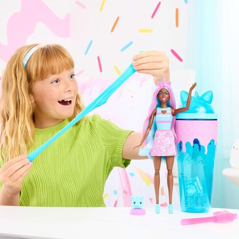 Barbie Pop Reveal Series Doll & Accessories Set, Shakes Series, Scented Bright Bunny Scented Fashion Doll & Pet, 8 Surprises Include Color Change in Saudi Arabia