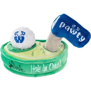 لعبة Pawty Golf Dog Toy - لعبة إثراء الفطريات التفاعلية - هدية عيد ميلاد فريدة من نوعها - جراء صغيرة متوسطة - لعبة مقاومة للمضغ مقاومة - كرة مقاومة للمضغ.