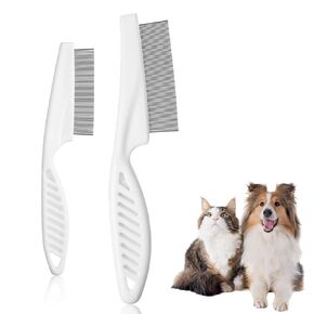 2 PCS Hair Hair Comb Comb Combit Combs Combs for Eme Tear Dexival Sead Sudive Tool Tool Tool Comb Combing Tool Tool Tool Comply للكلاب والقطط