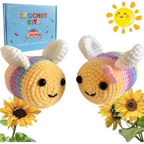 ZICALSO Beginner Crochet Kit with Step-by-Step Video Tutorials - Crochet Animal Kit for Adults & Kids