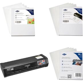 SINCHI Auto Sense Laminator Machine & Letter Size Laminating Sheets (3 mil & 5 mil & 10 mil)