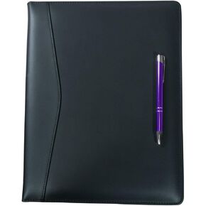 Dacasso Leather Deluxe Size-Size-Around Portfolio ، Black (E1002)