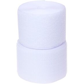 Mini Skater White Sew on Hook Staply Strips غير اللصق شريط حلقة النايلون النايلون للحقيبة ، والملابس ، والأحذية ، وحرف DIY (عرض 4 بوصات)