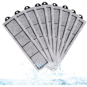 24 Pack Aquarium Filter Cartridge Replacement RF-S Filter Cartridges for Top Fin Retreat RF-S Filter Fish Tank Filter Small Filter Cartridges Refill for Aquarium Internal Filter