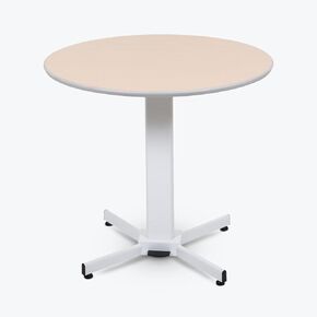 LX-PNADJ-Round Pneumatic Adjustable Round Pedestal Table