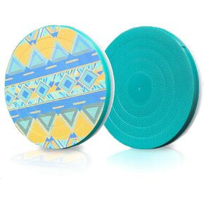 Ant Proof Pet Tray Bundle - Turquoise Green & Mountain Totem