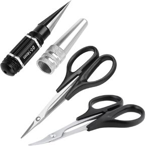 0-14mm RC Body Body Reamer Curved & Strained Body Scissors Universal for RC Car Quadcopter Gody Shell Mounts Lexan Plastic Cutming Holet Attoling أدوات RC أدوات RC