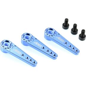 Apex RC Products Blue 25T لـ Futaba/Savox Aluminium Servo Horn - 3 Pack #8027