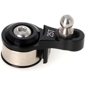 LCX 1/10th RC Crawler Car CNC CNC Machined Aluminium Servo Horn Arm 25T لـ TRX4 TRX6 ، ترقيات أجزاء الملحقات (رمادي)