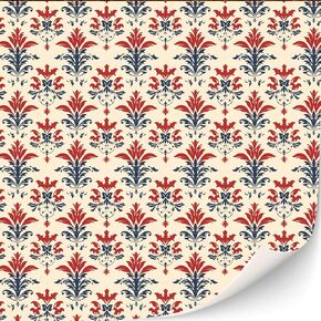 3 أوراق ورق حائط ذاتي اللصق لبيوت الدمى بمقياس 1:12 ورق حائط حديث آرت ديكو ورق جدران آرت ديكو (خطوط وردية) in Kuwait