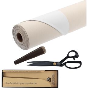 Paramount All Media Double Preped Cotton Canvas - 11 أوقية. 72 "× 6 ياردة ث/ 10" مقصات القماش اليمنى للزيت والأكريليك واللوحة الألكية