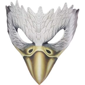 1PCS Cosplay Eagle Mask Half Face Mask Mask Mask Eagle Costume Mask Bird Eagle Mask for Easter Halloween Carnival Christmasparty Masquerade Costume