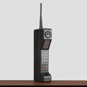 Retro Brick Cell Phone Ornament, Dummy Fake Phone Model for Kids That Looks Real, Retro Phone Decor Christmas Party Decorations Old Fashioned Cell Phone Model Photography Props Home Living Room