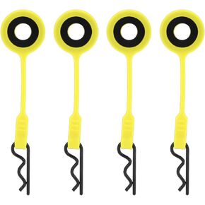 4PCS RC Clips Body Clips ، ألوان زاهية RC قشرة السيارة قشرة الثابت