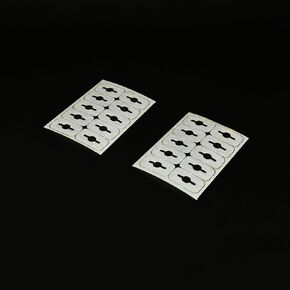 20pcs RC مفصلية مفصلية ورقة ورقة طي طراز موصل جناح الذيل Aileron ل RC الطائرات طائرة هليكوبتر طراز DIY طائرة الإصلاح أجزاء الجناح (20 ملم)