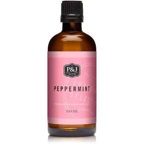 P&J عطر زيت | زيت النعناع 100 مل - روائح الشموع لصنع الشموع ، روائح الطاز