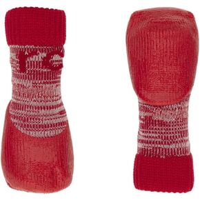 RC Pets Sporty Pawks Dog Socks ، Red Heather ، Small