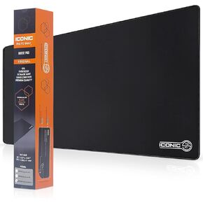 4XL كبير الحجم والألعاب في نهاية المطاف حصيرة 54 "x23" (أسود) - عملاق وسميك 4 مم - مخيط/إثبات الماء/غير الانزلاق