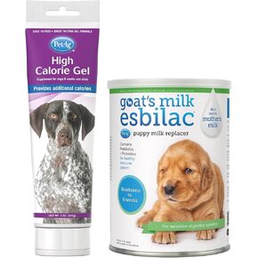 Pet-Ag Goat’s Milk Esbilac Powder & Pet-Ag High Calorie Calorie Corms for Dogs