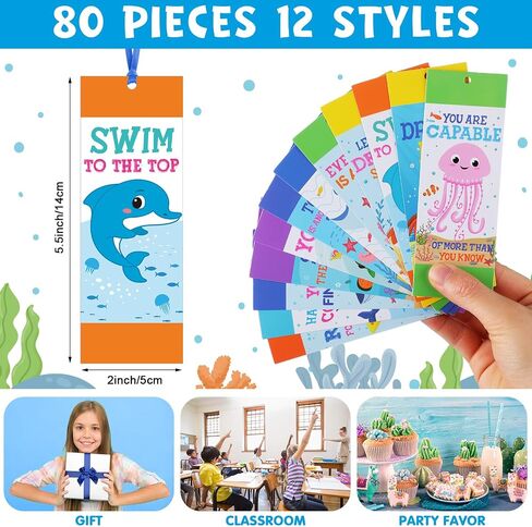 Jetec 80 Pcs Valentine Religious Animal Bookmark God's Love Christian Scripture Bookmark Inspirational Bible Verse Page Clips for Church Sunday School Gifts in Saudi Arabia