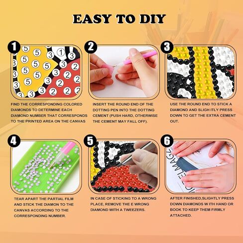 Plaeirufy Humorous and Funny Quotes Diamond Painting Kits for Adults,I Don't Know I Just Work Here, DIY 5D Diamond Art Kits for Beginners, Suitable for Office Desktop Display 7.1 x 7.1 Inch in Saudi Arabia