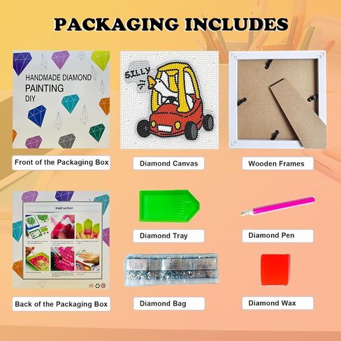 Plaeirufy Humorous and Funny Quotes Diamond Painting Kits for Adults,I Don't Know I Just Work Here, DIY 5D Diamond Art Kits for Beginners, Suitable for Office Desktop Display 7.1 x 7.1 Inch in Saudi Arabia