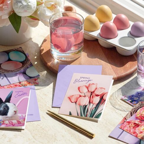 Hallmark Blank Cards Assortment, Spring Flowers and Butterflies (24 Cards with Envelopes) in Saudi Arabia