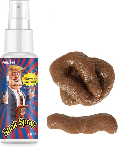 Trump Extra Strong Stink Spray Prank, Potent Stink Spray, Liquid Ass Stink Spray, Stink Spray Smells Like Poo, Super Strong Spray Pranks, Extra Strong Poop Spray for Adults in Saudi Arabia