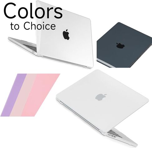 COATIT Case for MacBook Air 13 inch 2025 2024 2023 2022 M4 A3240 M3 M2 A3113 A2681,for Mac Air 13.6" Laptop Hard Shell Case + Keyboard Cover + Screen Protector + Stickers + Type-C Adapter,Matte Black in Kuwait