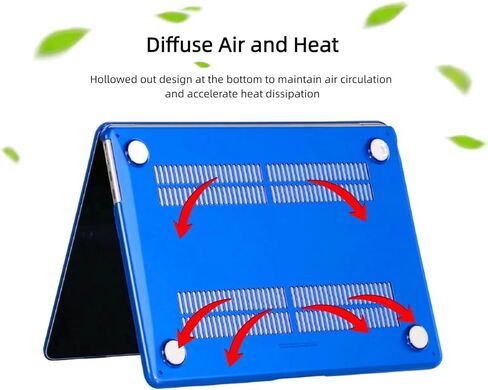 Case Compatible with MacBook Air 13 Inch M4 M3 M2 A3240/A3113 /A2681 Release for MacBook Air 13.6 Inch Laptop Hard Shell Case,Green in Kuwait