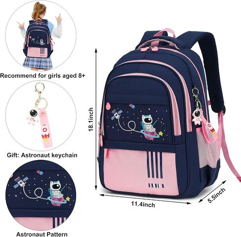 Kids Backpack Astronaut Elementary School Backpacks for Boys Girls, Children's School Bag Bookbag (Green) in Saudi Arabia