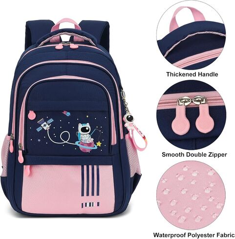 Kids Backpack Astronaut Elementary School Backpacks for Boys Girls, Children's School Bag Bookbag (Green) in Saudi Arabia