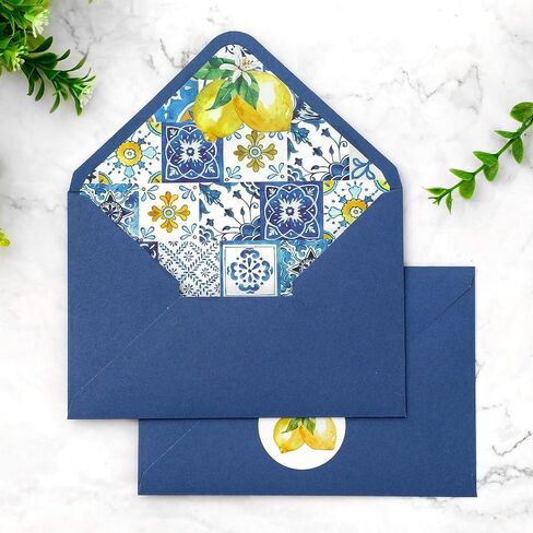 Whaline 50Pcs Greenery Envelopes Watercolor Sage Green Eucalyptus Leaves Invitation Envelope with Sticker V-Flap Greeting Card Holders Gift Card Sleeves for Spring Wedding, 4.3 x 6.3 Inch in Saudi Arabia