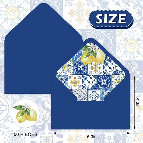 Whaline 50Pcs Greenery Envelopes Watercolor Sage Green Eucalyptus Leaves Invitation Envelope with Sticker V-Flap Greeting Card Holders Gift Card Sleeves for Spring Wedding, 4.3 x 6.3 Inch in Saudi Arabia