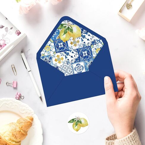 Whaline 50Pcs Greenery Envelopes Watercolor Sage Green Eucalyptus Leaves Invitation Envelope with Sticker V-Flap Greeting Card Holders Gift Card Sleeves for Spring Wedding, 4.3 x 6.3 Inch in Saudi Arabia