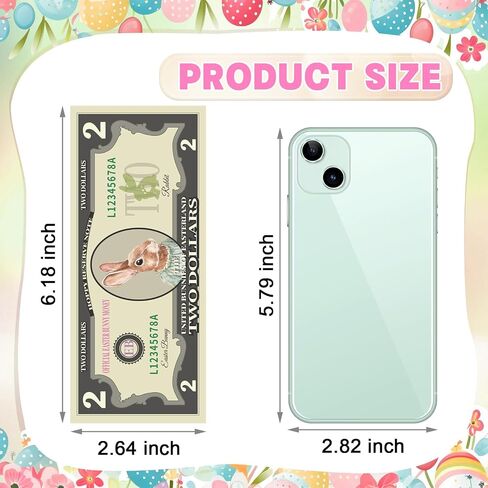 100 Pcs Easter Egg Fillers-Bunny Money Coupons, Paper Easter Egg Tokens Basket Stuffers, 60 Redeemable Coupons+30 Blank DIY Coupons+10 Bunny Dollars, for Easter Activities in Kuwait