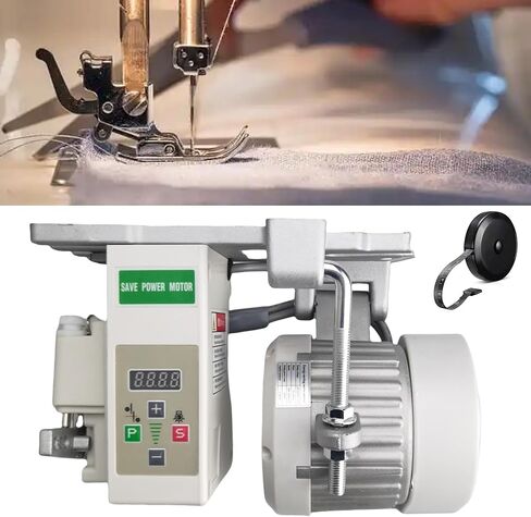 Servo Motor Sewing Machine AC110V, 750w 1HP Industrial Brushless Sewing Machine Motor with Pure Copper Coils, Energy Saving Mute (White, 750W) in Kuwait