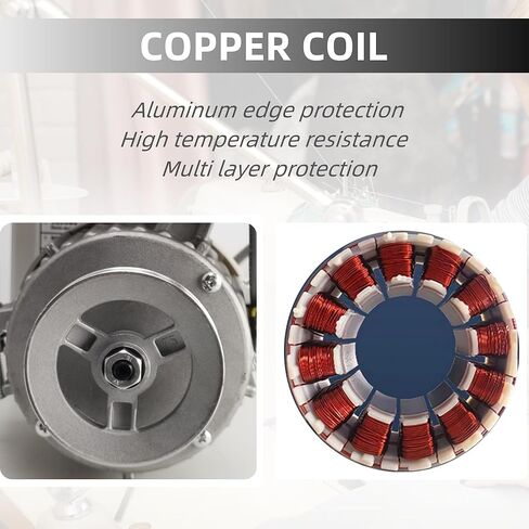 Servo Motor Sewing Machine AC110V, 750w 1HP Industrial Brushless Sewing Machine Motor with Pure Copper Coils, Energy Saving Mute (White, 750W) in Kuwait