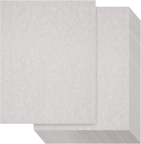 Best Paper Greetings 96 Sheets Parchment Paper for Certificates, Resumes, Diplomas - 90 GSM Textured Stationary, Printer-Friendly - Certificate Paper 8.5 x 11 for Printing - Diploma Printing Paper in Saudi Arabia
