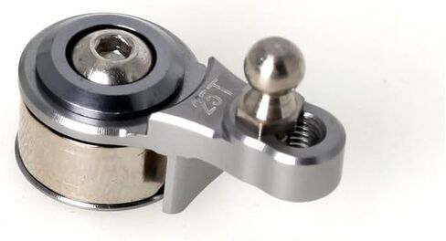 LCX 1/10th RC Crawler Car CNC CNC Machined Aluminium Servo Horn Arm 25T لـ TRX4 TRX6 ، ترقيات أجزاء الملحقات (رمادي) in Kuwait