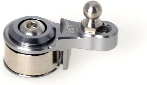 LCX 1/10th RC Crawler Car CNC CNC Machined Aluminium Servo Horn Arm 25T لـ TRX4 TRX6 ، ترقيات أجزاء الملحقات (رمادي) in Kuwait