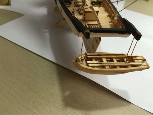 GAWEGM Wood Ship Models Kits to Build for Adults - 1840 Halcon Baltimore 1/100 Scale Ancient Sailing Ship Model Kit with Retro Accessories, for Collection, Novice Practice, Handmade Miniature in Kuwait