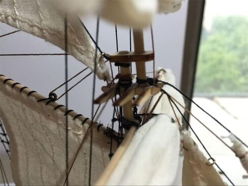 GAWEGM Wood Ship Models Kits to Build for Adults - 1840 Halcon Baltimore 1/100 Scale Ancient Sailing Ship Model Kit with Retro Accessories, for Collection, Novice Practice, Handmade Miniature in Kuwait