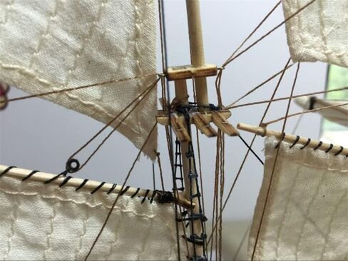 GAWEGM Wood Ship Models Kits to Build for Adults - 1840 Halcon Baltimore 1/100 Scale Ancient Sailing Ship Model Kit with Retro Accessories, for Collection, Novice Practice, Handmade Miniature in Kuwait