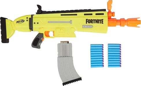 Nerf Fortnite AR-L Elite Dart Blaster - Motorized Toy Blaster, 20 Official Fortnite Elite Darts, Flip Up Sights - for Youth, Teens, Adults in Kuwait