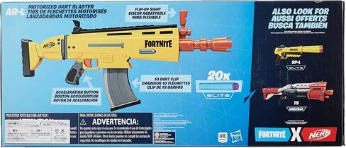 Nerf Fortnite AR-L Elite Dart Blaster - Motorized Toy Blaster, 20 Official Fortnite Elite Darts, Flip Up Sights - for Youth, Teens, Adults in Kuwait
