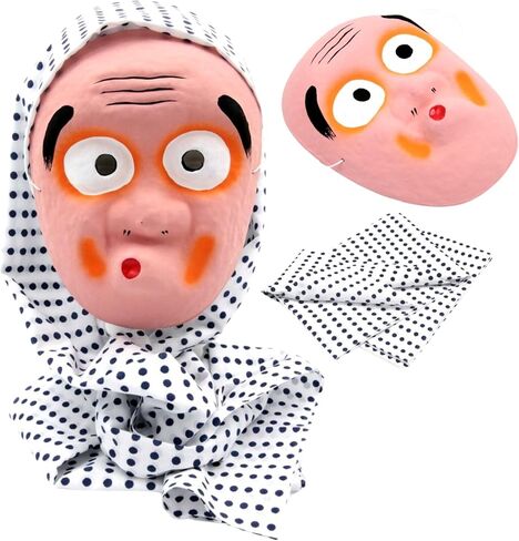 [XP Design] أقنعة Hyottoko و Okame Paper Mache in Saudi Arabia