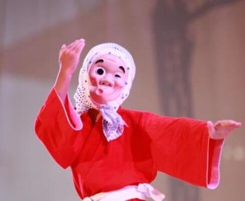 [XP Design] أقنعة Hyottoko و Okame Paper Mache in Saudi Arabia