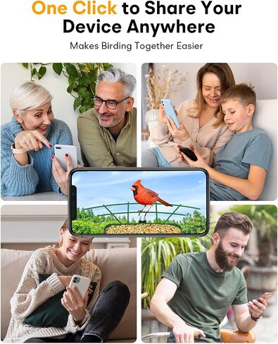 Metal Smart Bird Feeder with Camera – Solar Powered, AI Bird Identification & 2.5K HD Auto Capture Videos, Arrival Notifications, 2.1L Capacity & 100% Durable Design in Saudi Arabia